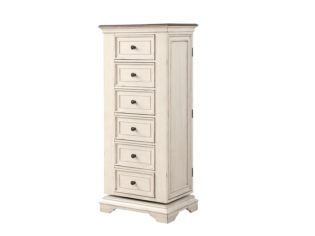 New Classic Bedroom ANASTASIA SWIVEL LINGERIE CHEST with MIRROR